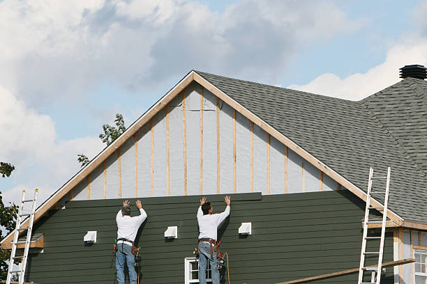 Professional Siding Contractor technician working in Oregonia, OH